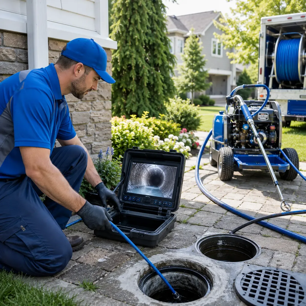 Outdoor drain cleaning professionals serving Magnolia, NJ